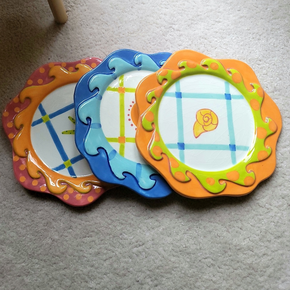 Shannon McGraw For Ganz 3-Piece Decorative Plates Set